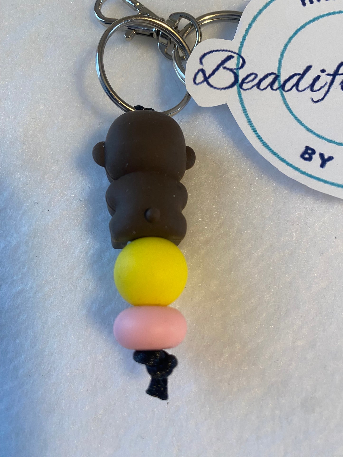 Key Chain - Brown Monkey with Banana